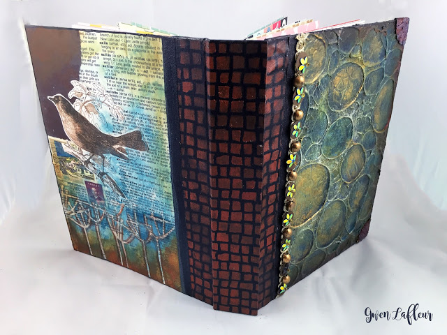 May2016 StencilClub - Handmade Book Open - Gwen Lafleur
